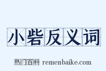 小砦反义词是什么意思的图片